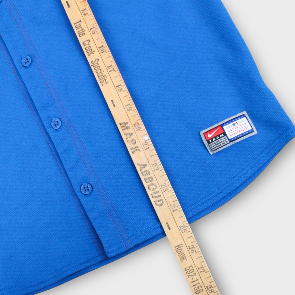 Nike Chicago Cubs Kosukre Fukudome #1 Youth Large Blue MLB Baseball Jersey - Picture 5 of 5